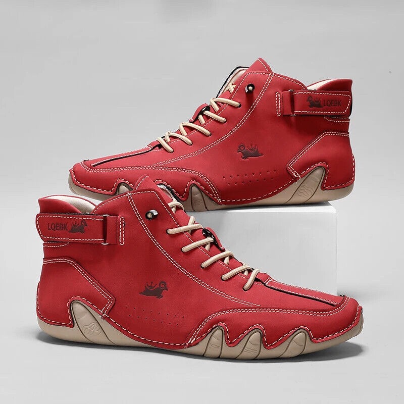 Outdoor Sports Shoes - Leather Casual Shoes Sneakers for Men