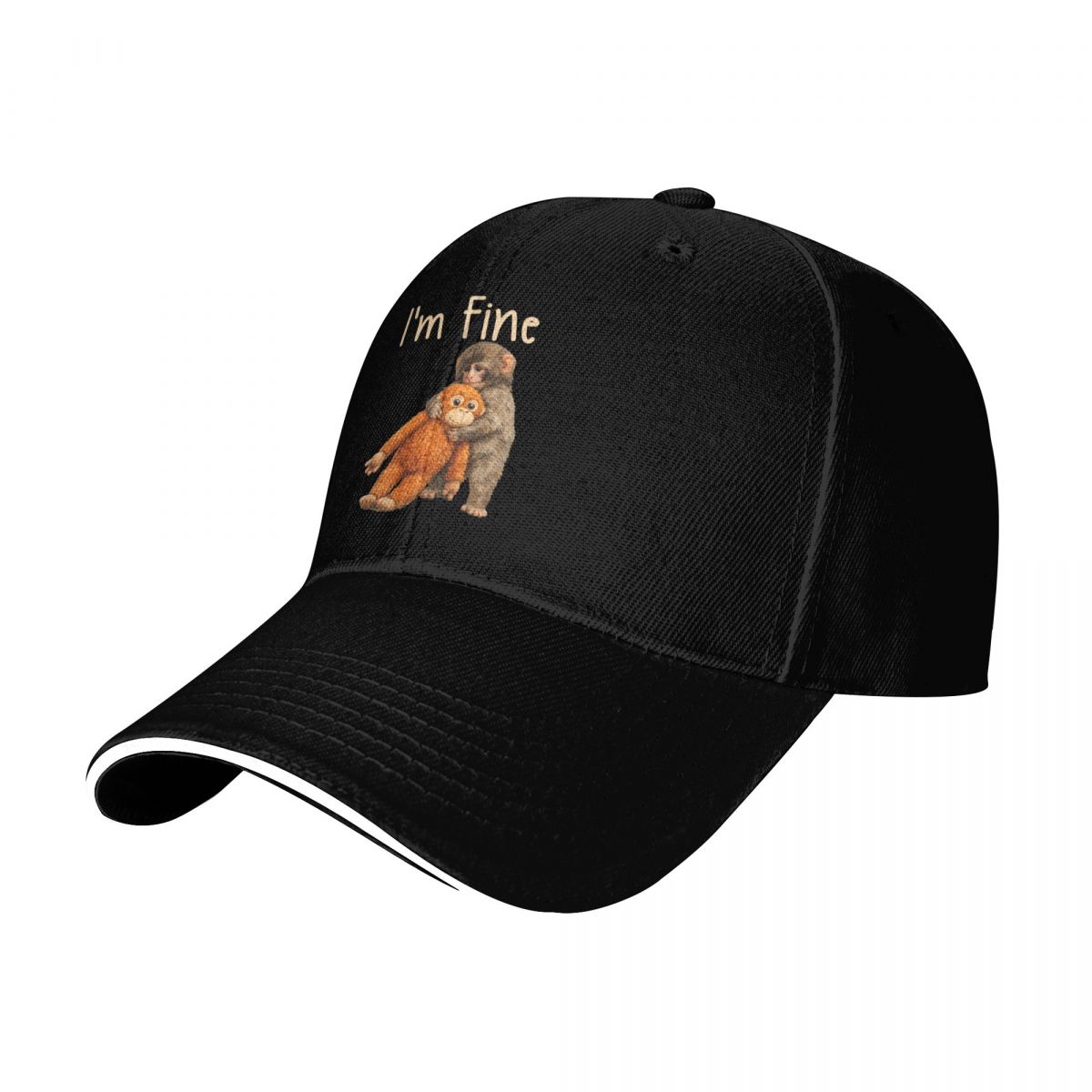 Outdoor Sport An - Baseball Caps Sad Monkey Punch Meme
