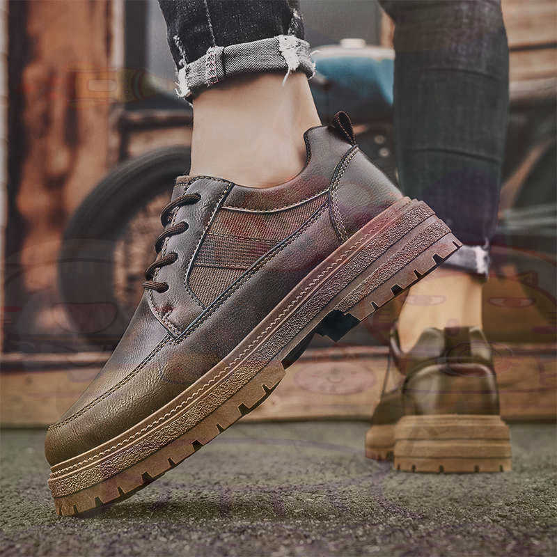 Dark Natural Leather Fashion T - Outdoor Sport An 评论和价格