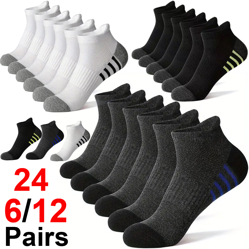 12Pairs High Quality Men's Spo - Outdoor Sports Activities 评论和价格