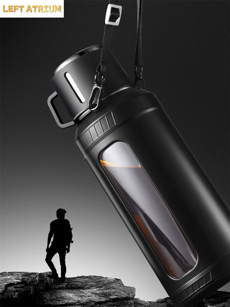 Large Capacity 2L Glass Water  - Outdoor Sport Glass Water Bottle 评论和价格